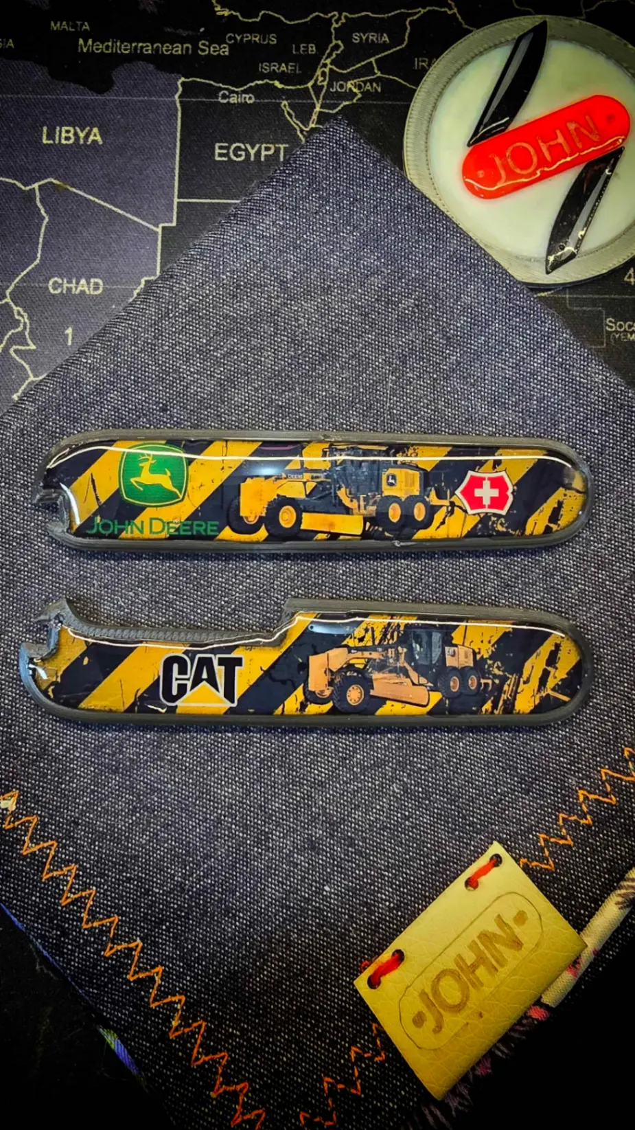 Cachas personalizadas Victorinox 91mm fabricadas por Don John Chile