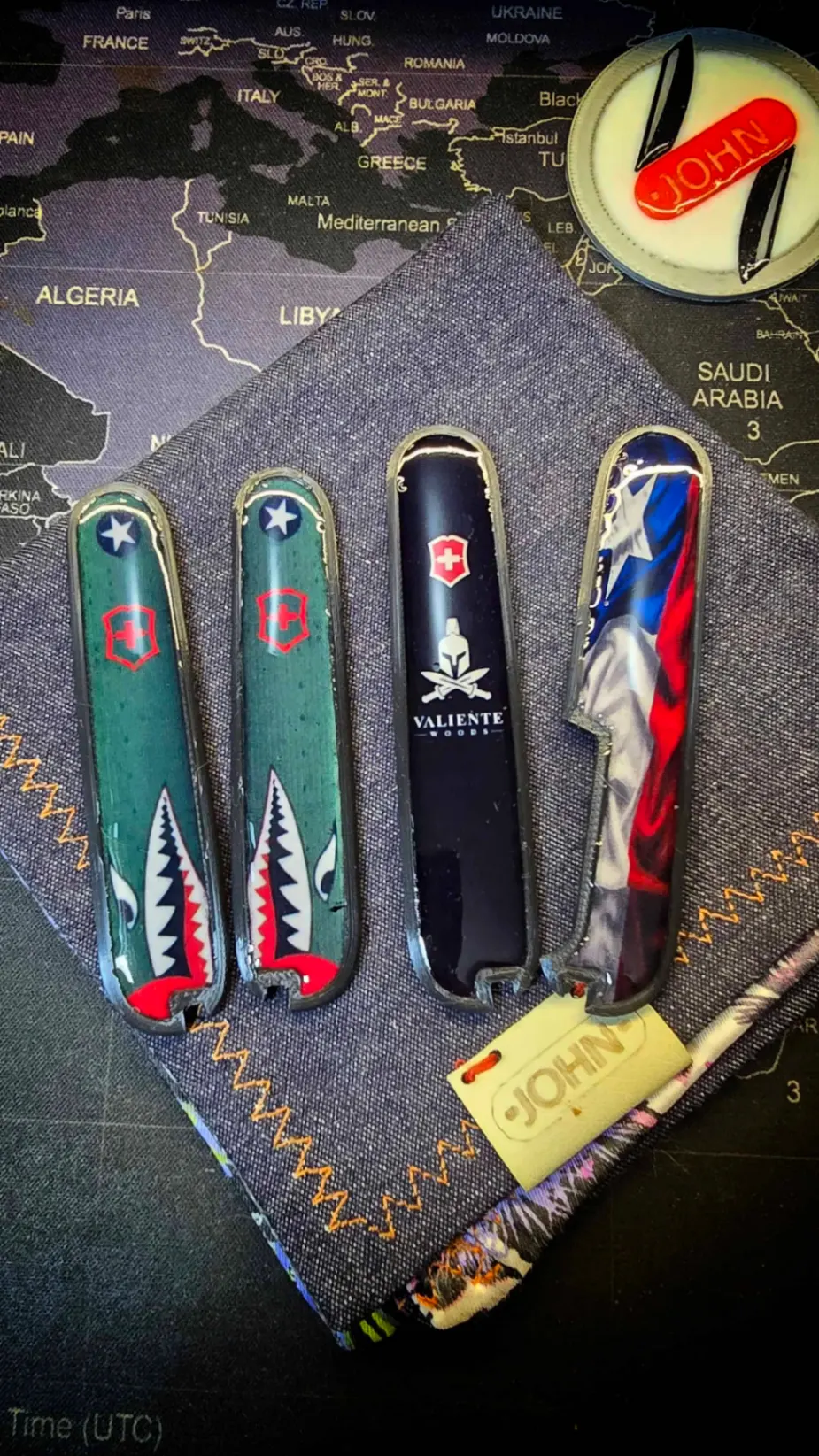 Cachas personalizadas Victorinox 91mm fabricadas por Don John Chile